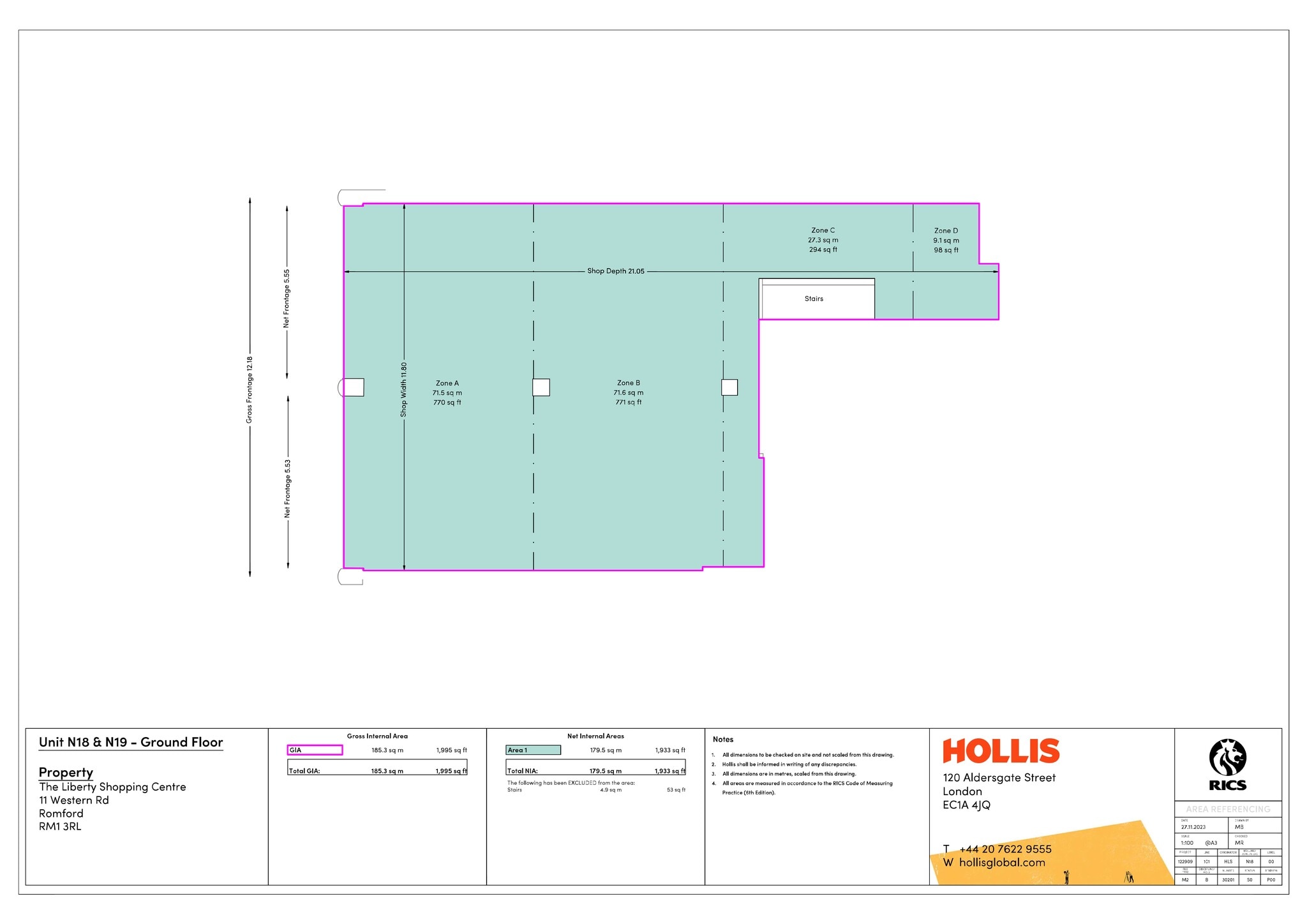 Liberty Shopping Centre, Romford à louer Plan de site– Image 1 sur 3