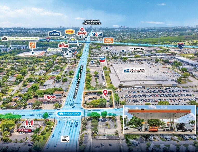 2090 W Oakland Park Blvd, Oakland Park, FL à vendre - Photo de l’immeuble – Image 1 sur 9