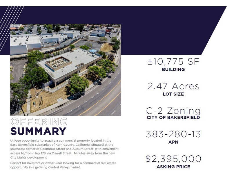 3700 Auburn St, Bakersfield, CA à vendre - Photo de l’immeuble – Image 2 sur 4
