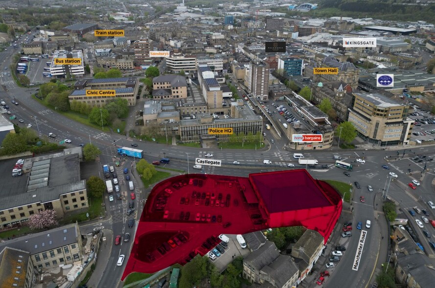 Castlegate, Huddersfield à louer - Aérien – Image 2 sur 2