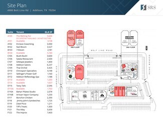 Plus de détails pour 5000 Belt Line Rd, Dallas, TX - Local commercial à louer