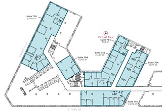 1400-1422 Euclid Ave, Cleveland, OH à louer Plan d’étage– Image 1 sur 1