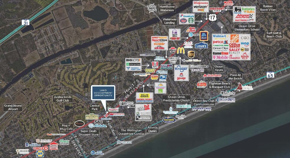 1304 Hwy 17 S, North Myrtle Beach, SC à vendre - Photo de l’immeuble – Image 3 sur 4