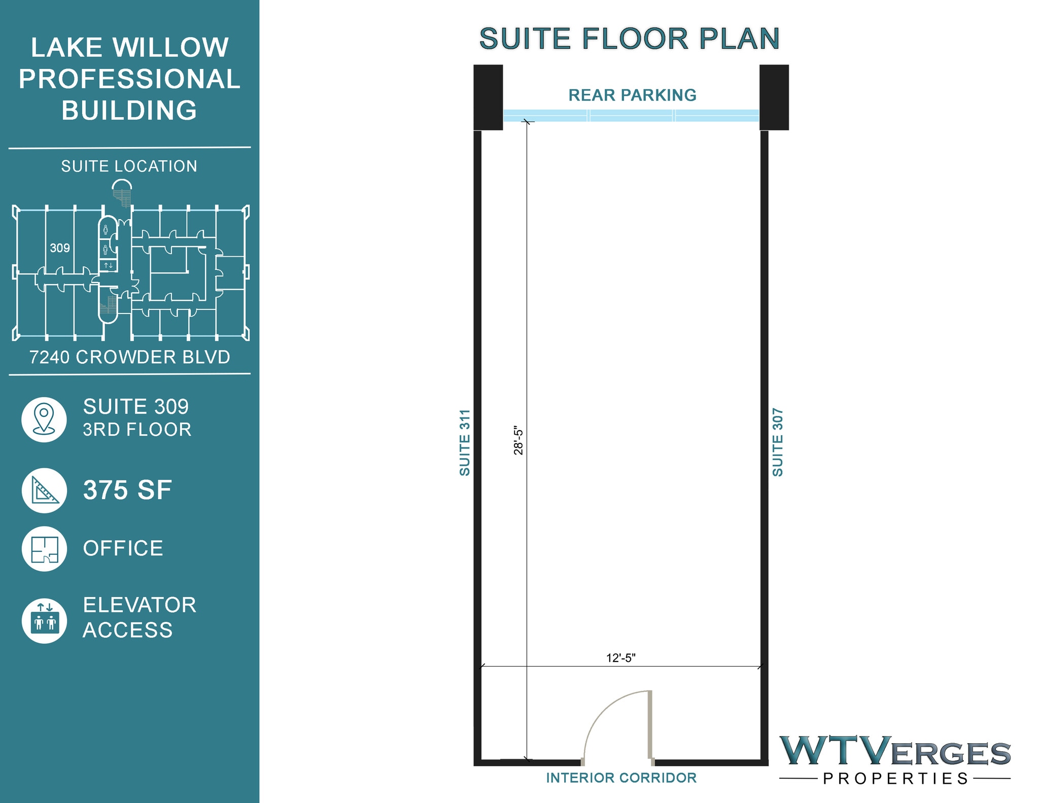 7240 Crowder Blvd, New Orleans, LA à louer Plan d’étage– Image 1 sur 3