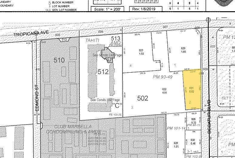 4945 W Tropicana Ave, Las Vegas, NV à vendre - Plan cadastral – Image 3 sur 3
