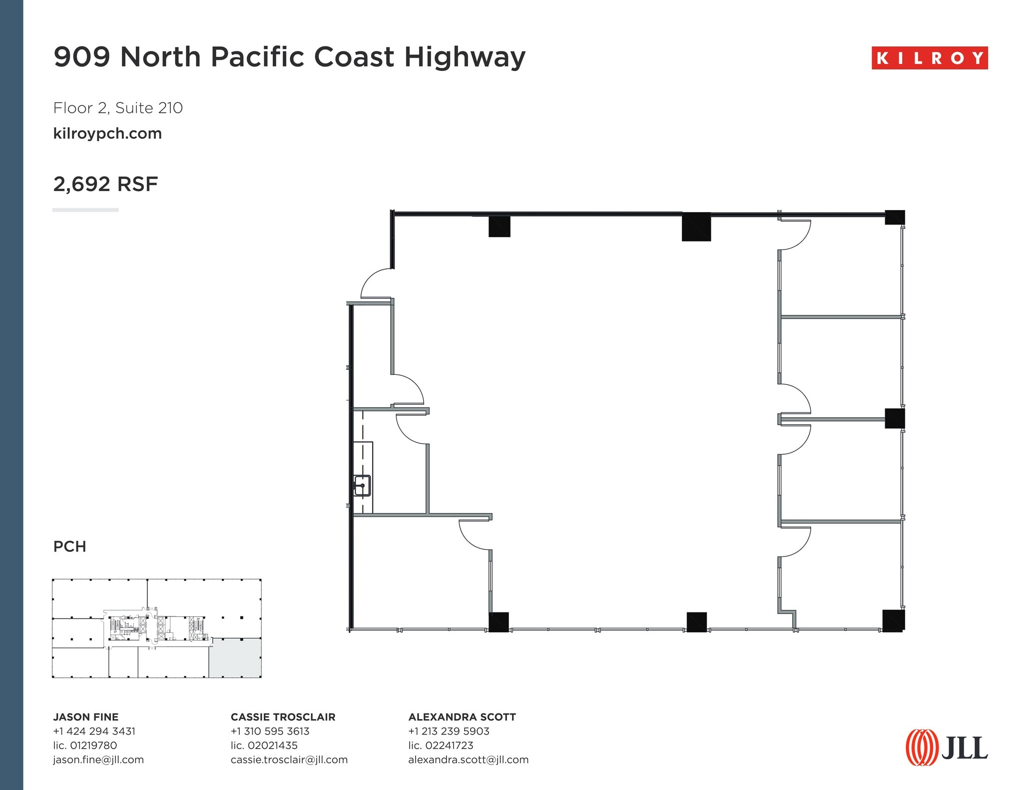909 N Pacific Coast Hwy, El Segundo, CA à louer Plan de site– Image 1 sur 1