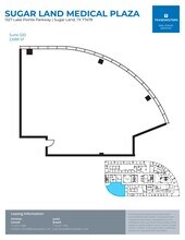1327 Lake Pointe Pky, Sugar Land, TX à louer Plan d’étage– Image 1 sur 1