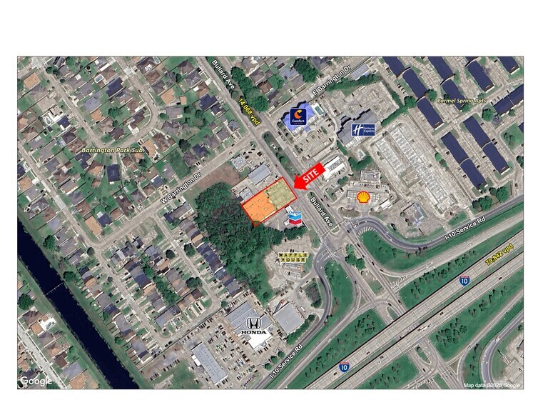 7030 Bullard Ave, New Orleans, LA à vendre - Aérien – Image 2 sur 3