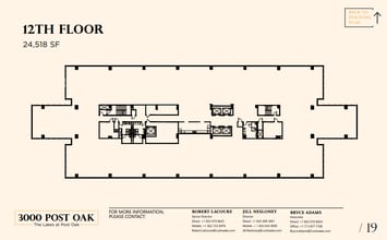 3000 Post Oak Blvd, Houston, TX à louer Plan d’étage– Image 1 sur 1