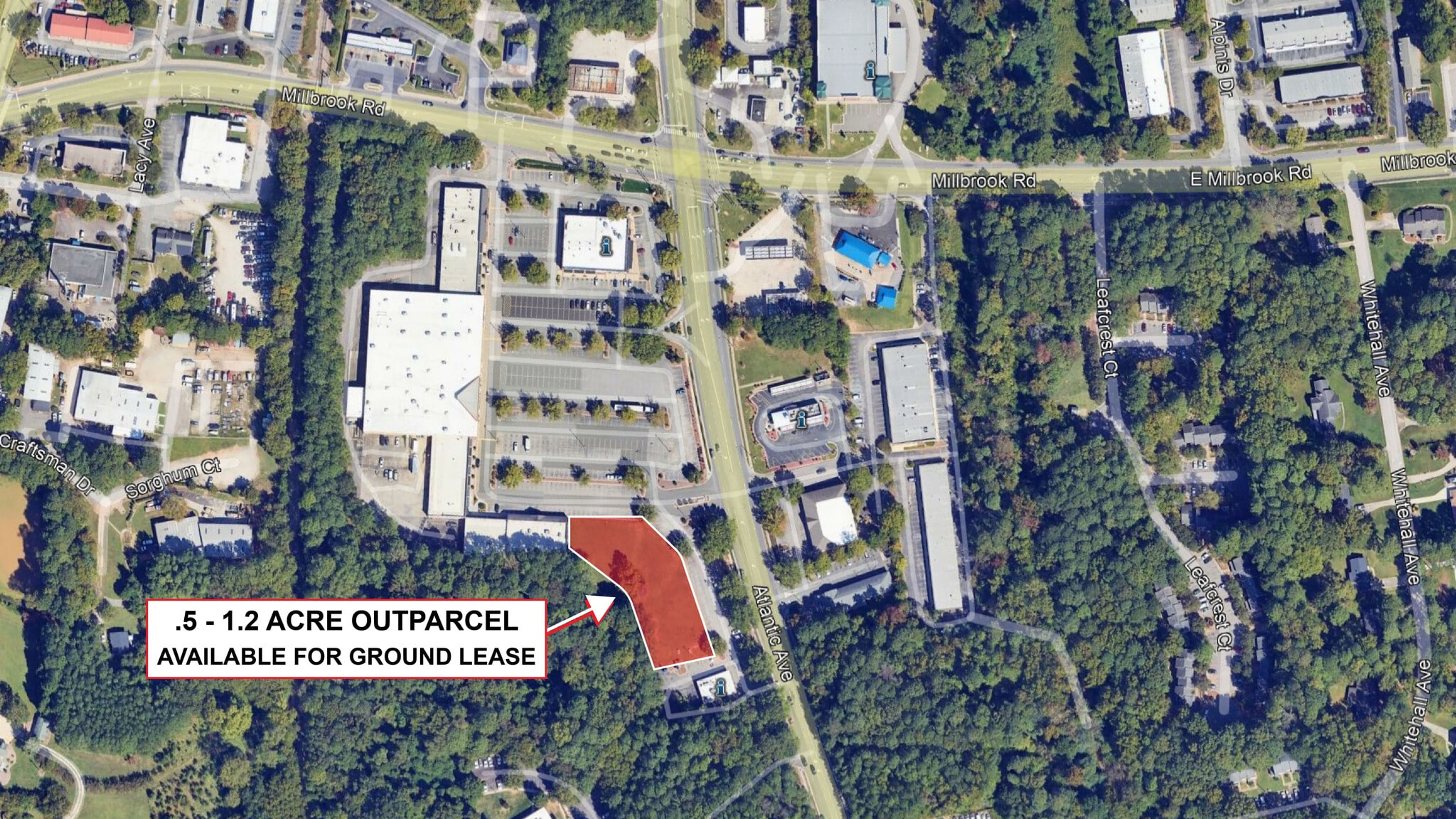 4701 Atlantic Ave, Raleigh, NC à louer Aérien– Image 1 sur 2