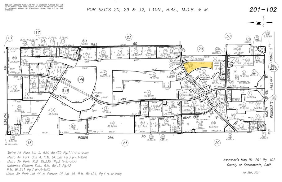 7180 Badiee Dr, Sacramento, CA à louer - Plan cadastral – Image 3 sur 9