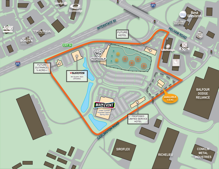 5300 Honbarrier Dr, Greenville, SC à louer - Plan de site – Image 2 sur 2