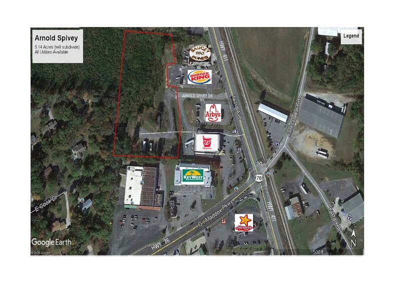 1003 N 3rd Ave Aka US 411 Hwy, Chatsworth, GA à vendre - Aérien – Image 1 sur 2