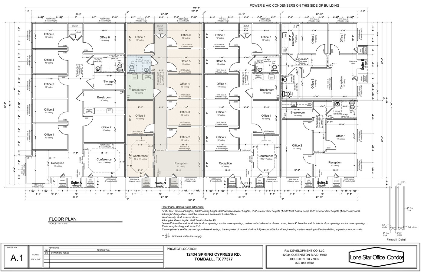 12434 Spring Cypress Rd, Tomball, TX 77377 - Lot B -  - Plan d’étage - Image 1 of 1