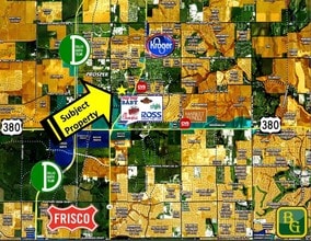 307 E 1st St, Prosper, TX - VUE AÉRIENNE  vue de carte