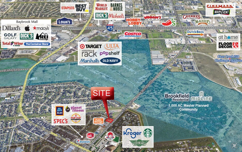 2900 Fm-528, Webster, TX à louer - Photo de l’immeuble – Image 1 sur 6