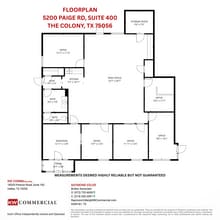 5200 Paige Rd, The Colony, TX à vendre Plan d’étage– Image 2 sur 8
