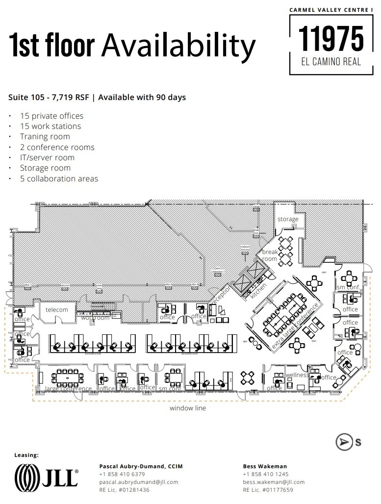 11975 El Camino Real, San Diego, CA à louer Plan d’étage– Image 1 sur 1