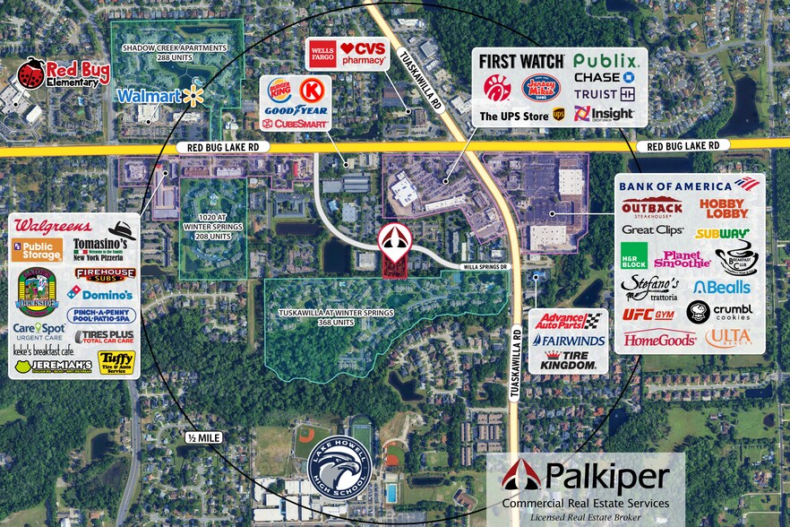 Willa Springs Dr, Winter Springs, FL à vendre - Aérien – Image 2 sur 3