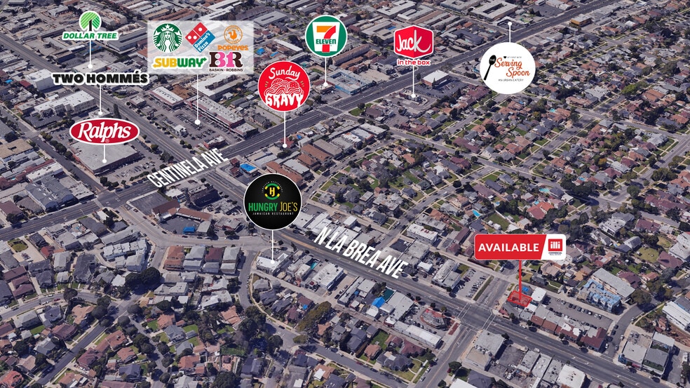 107 W Fairview Blvd, Inglewood, CA à louer - Aérien – Image 2 sur 11