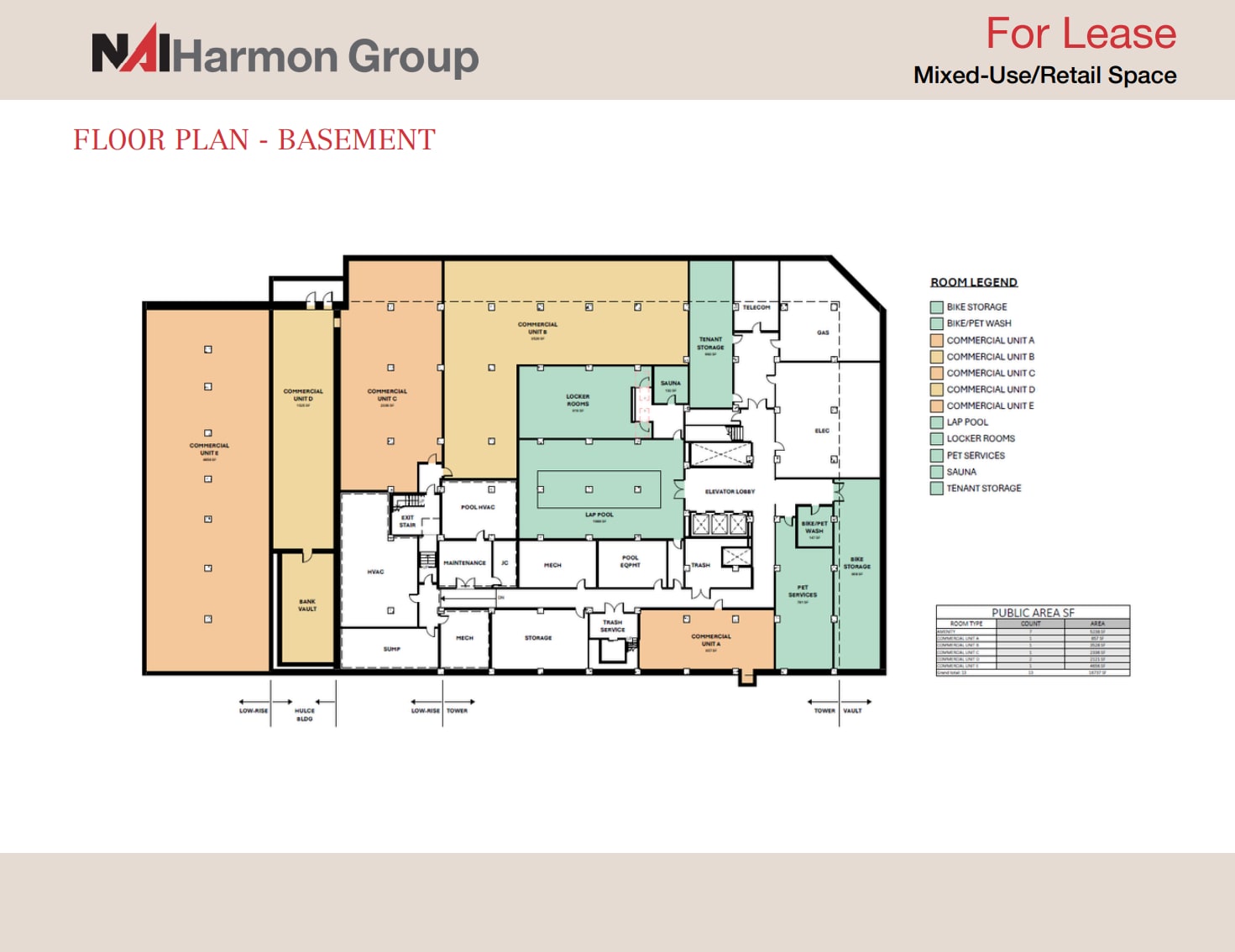 608 Madison Ave, Toledo, OH à louer Plan d’étage– Image 1 sur 1