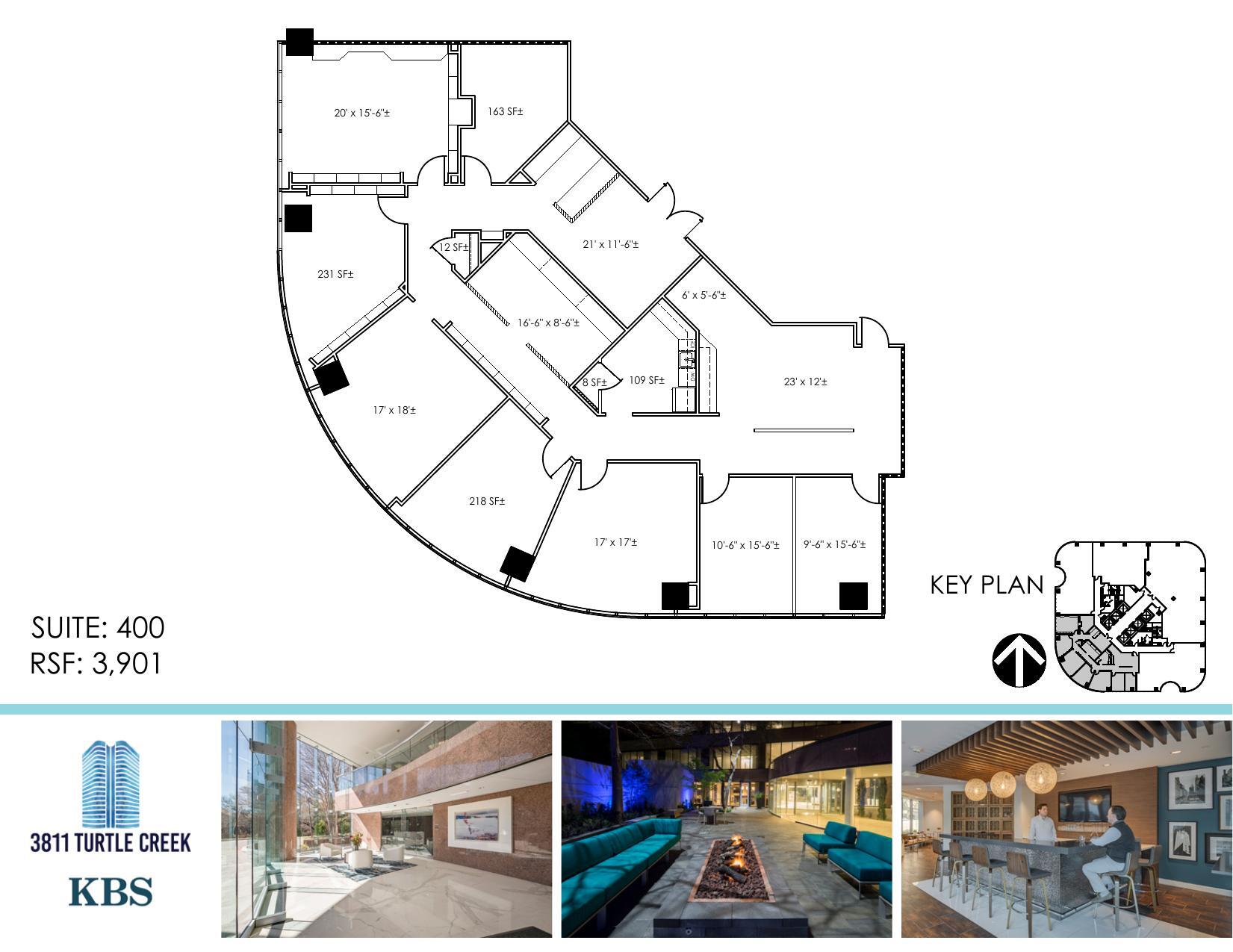 3811 Turtle Creek Blvd, Dallas, TX à louer Plan d’étage– Image 1 sur 2