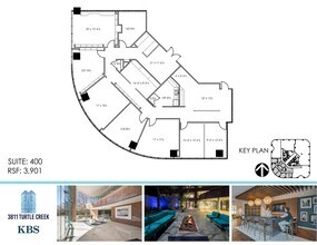 3811 Turtle Creek Blvd, Dallas, TX à louer Plan d’étage– Image 1 sur 2