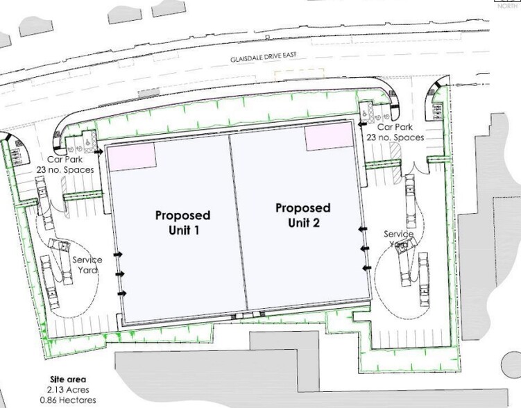 Glaisdale Dr E, Nottingham à louer - Plan de site – Image 2 sur 2