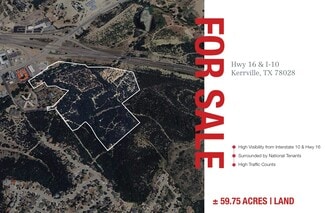 Plus de détails pour Hwy 16 & i10, Kerrville, TX - Terrain à vendre