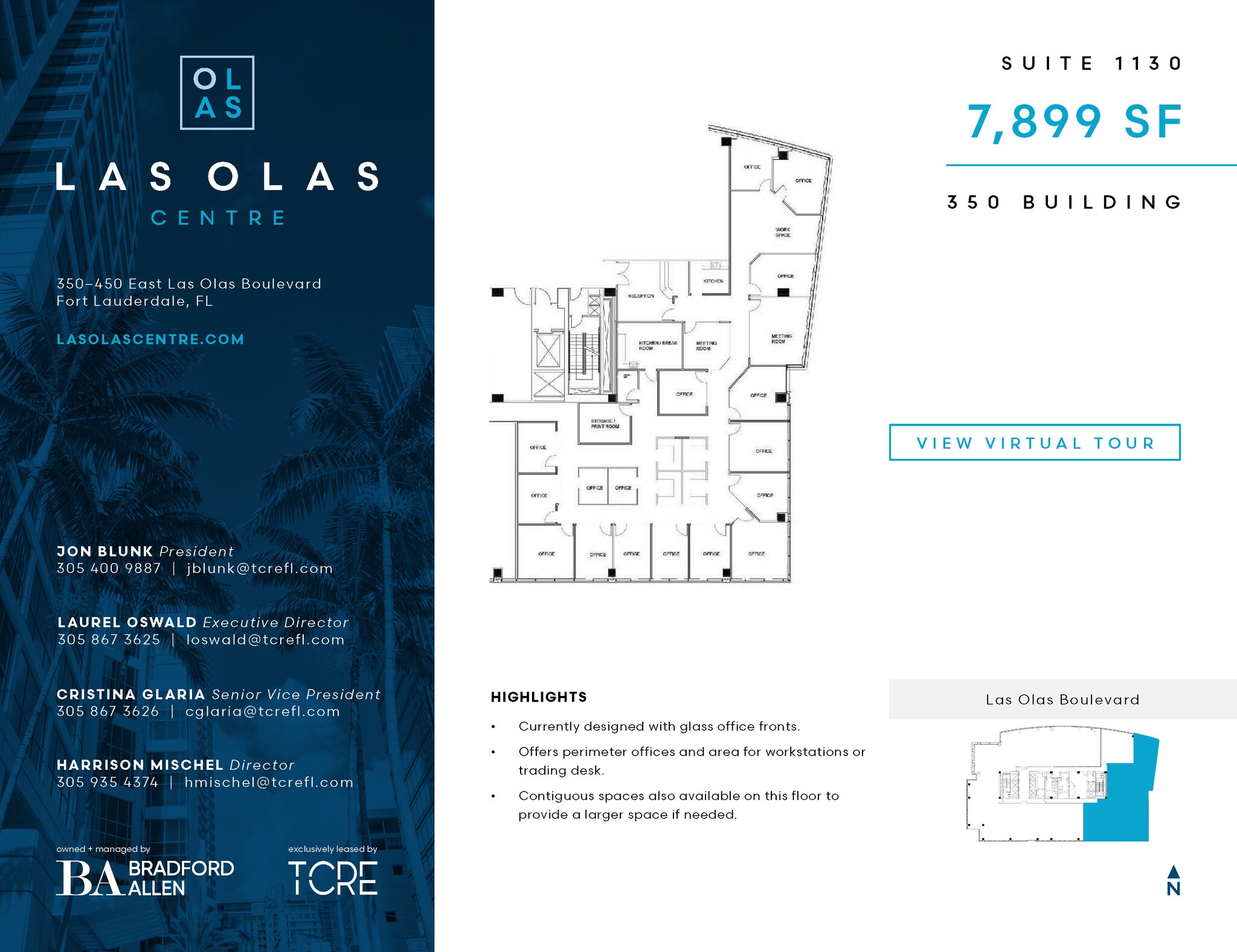 350 E Las Olas Blvd, Fort Lauderdale, FL à louer Plan d’étage– Image 1 sur 1