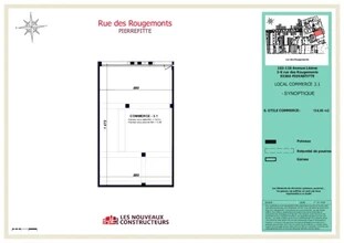 Local commercial dans Pierrefitte-sur-Seine à louer Plan de site– Image 2 sur 2