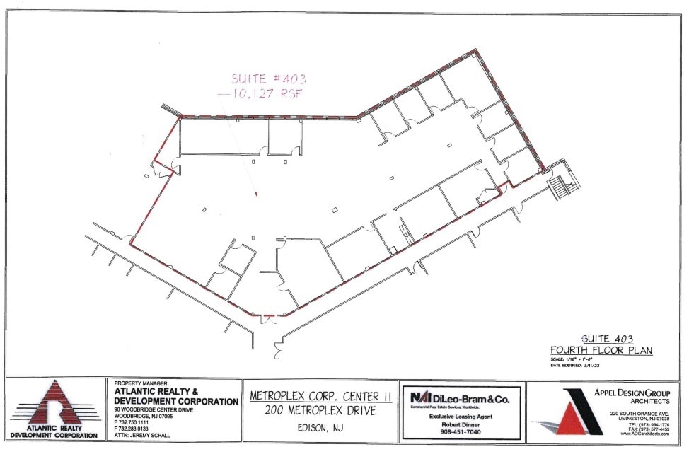 200 Metroplex Dr, Edison, NJ à louer Plan d’étage– Image 1 sur 1