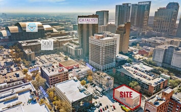 417 San Jacinto St, Houston, TX - Vue aérienne vue de carte