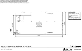 9421-9459 Highway 5, Douglasville, GA à louer Plan d’étage– Image 1 sur 1