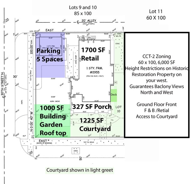 2959 Central Ave, Saint Petersburg, FL à louer - Plan de site – Image 1 sur 2