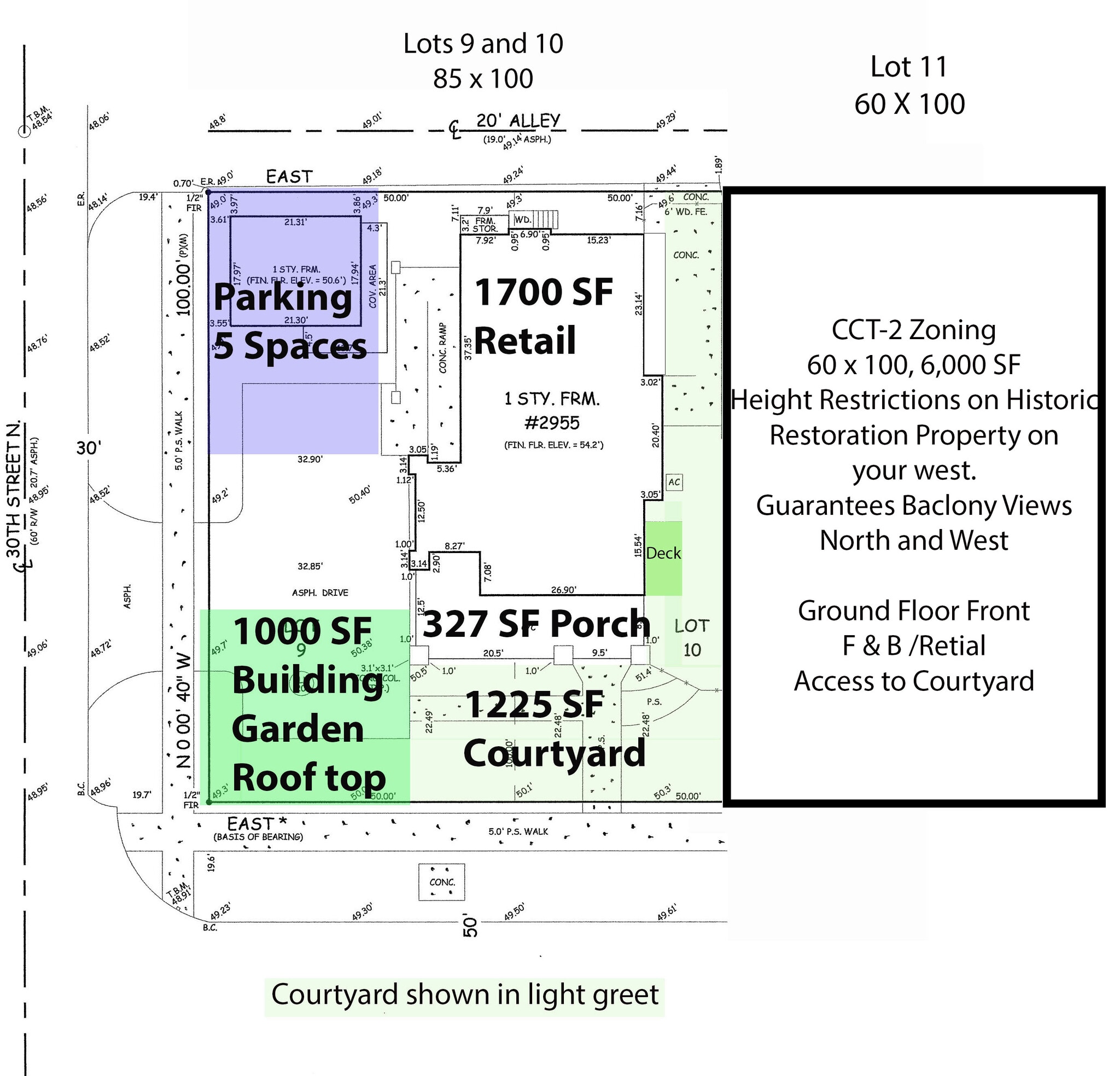 2959 Central Ave, Saint Petersburg, FL à louer Plan de site– Image 1 sur 3