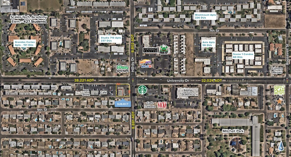 802 S Hardy Dr, Tempe, AZ à louer - Photo de l’immeuble – Image 2 sur 7