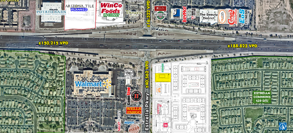 SEC ESTRELLA PKWY & I-10, Goodyear, AZ à louer - Photo de l’immeuble – Image 1 sur 3