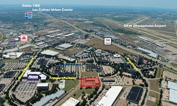 8615 Freeport Pky, Irving, TX - VUE AÉRIENNE  vue de carte
