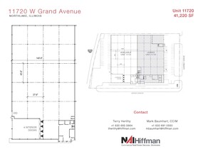 11700-11720 W Grand Ave, Northlake, IL à louer Plan d’étage– Image 1 sur 1