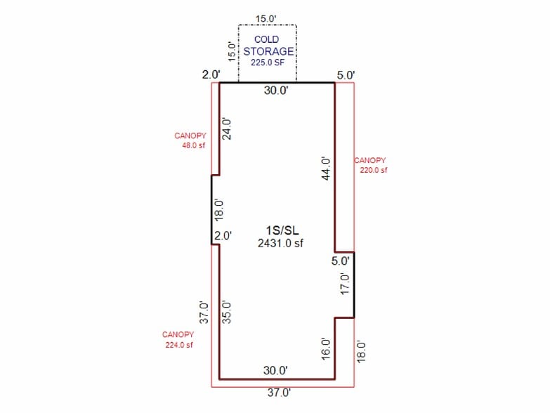 436 S Main St, Lapeer, MI à vendre - Plan d’étage – Image 2 sur 2