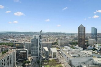 Lyon, RHO - Vue aérienne vue de carte