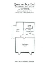 675 W Foothill Blvd, Claremont, CA à louer Plan d’étage– Image 1 sur 1