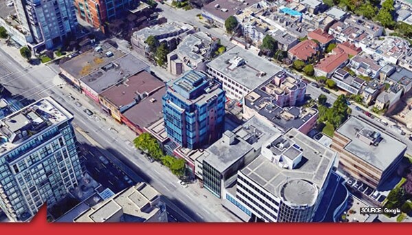 1055 W Broadway, Vancouver, BC à vendre - Aérien – Image 2 sur 3