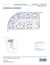 6300 Canoga Ave, Woodland Hills, CA à louer Plan d’étage– Image 1 sur 1