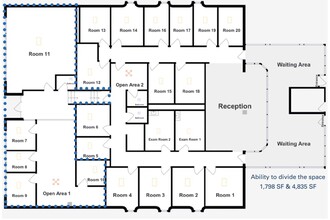 1111 Delafield St, Waukesha, WI à louer Plan d’étage– Image 2 sur 2