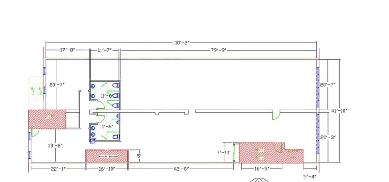 817 Broad St, Chattanooga, TN à louer Plan d’étage– Image 1 sur 2
