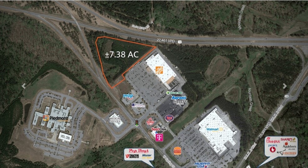 2150 W Spring St, Monroe, GA à vendre - Aérien – Image 2 sur 5