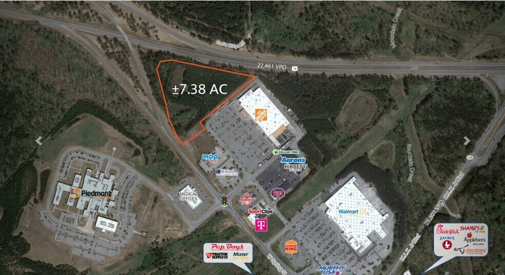 2150 W Spring St, Monroe, GA à vendre - Aérien – Image 2 sur 5