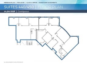1415 L St, Sacramento, CA à louer Plan d’étage– Image 2 sur 2